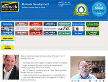Tablet Screenshot of bizmark.com